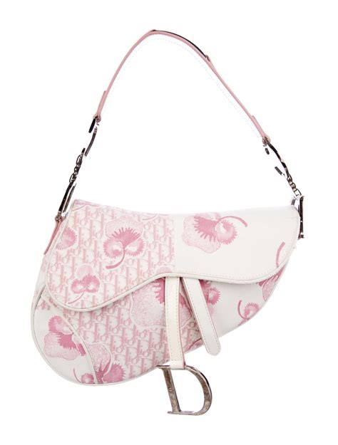 dior saddle bag baby pink|pre owned Dior saddle bag.